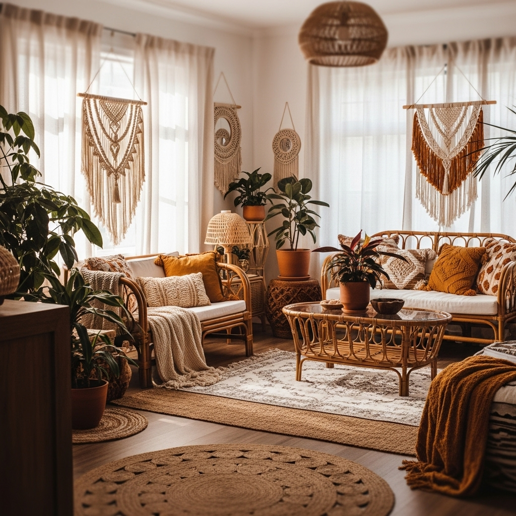 Magiczny dotyk natury: wprowadź boho do swojego domu