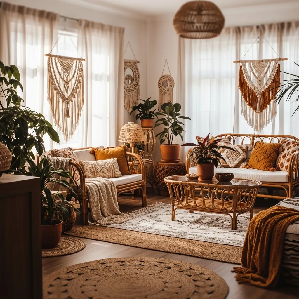 Magiczny dotyk natury: wprowadź boho do swojego domu